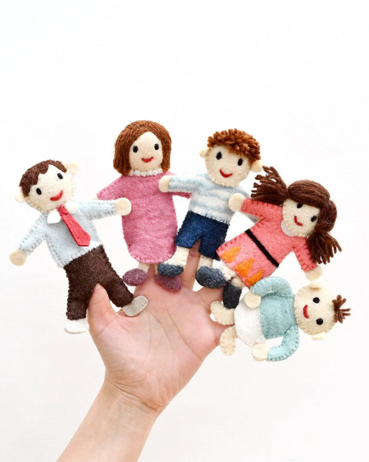 Sale Felt Finger Family Puppet Set