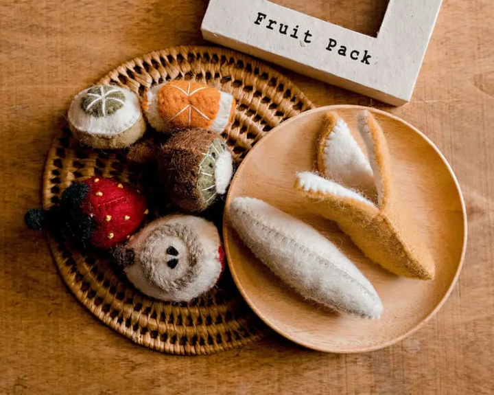 Papoose Felt Fruit Boxed Set