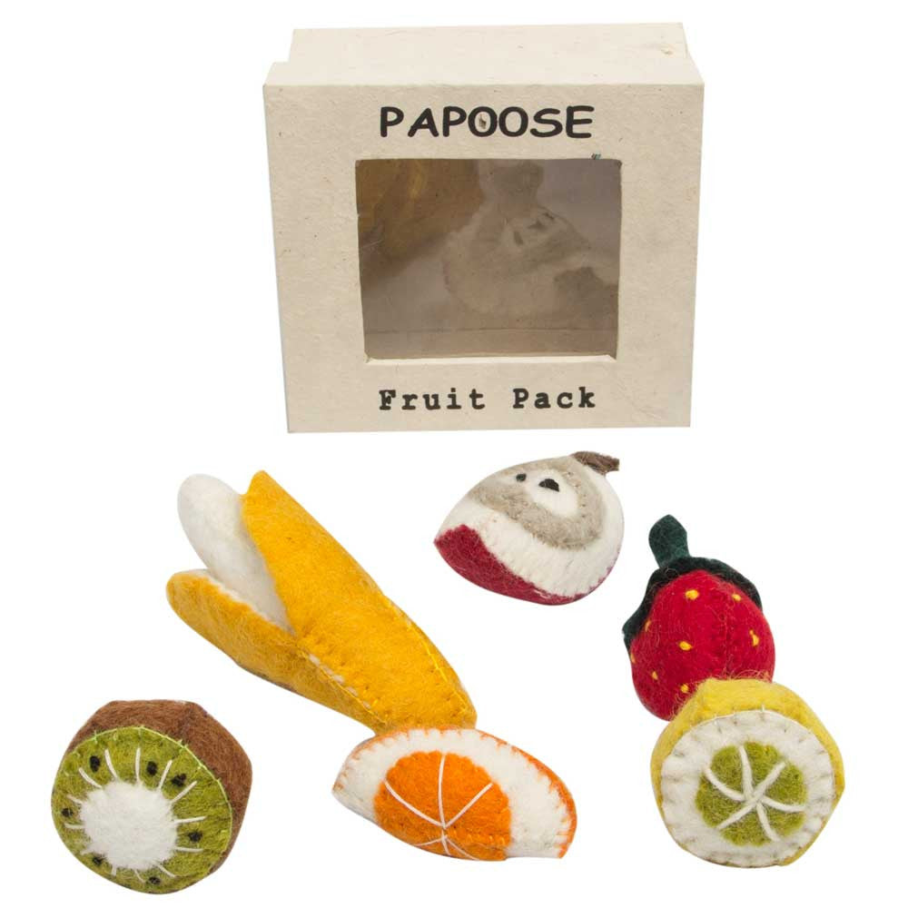 Papoose Felt Fruit Boxed Set
