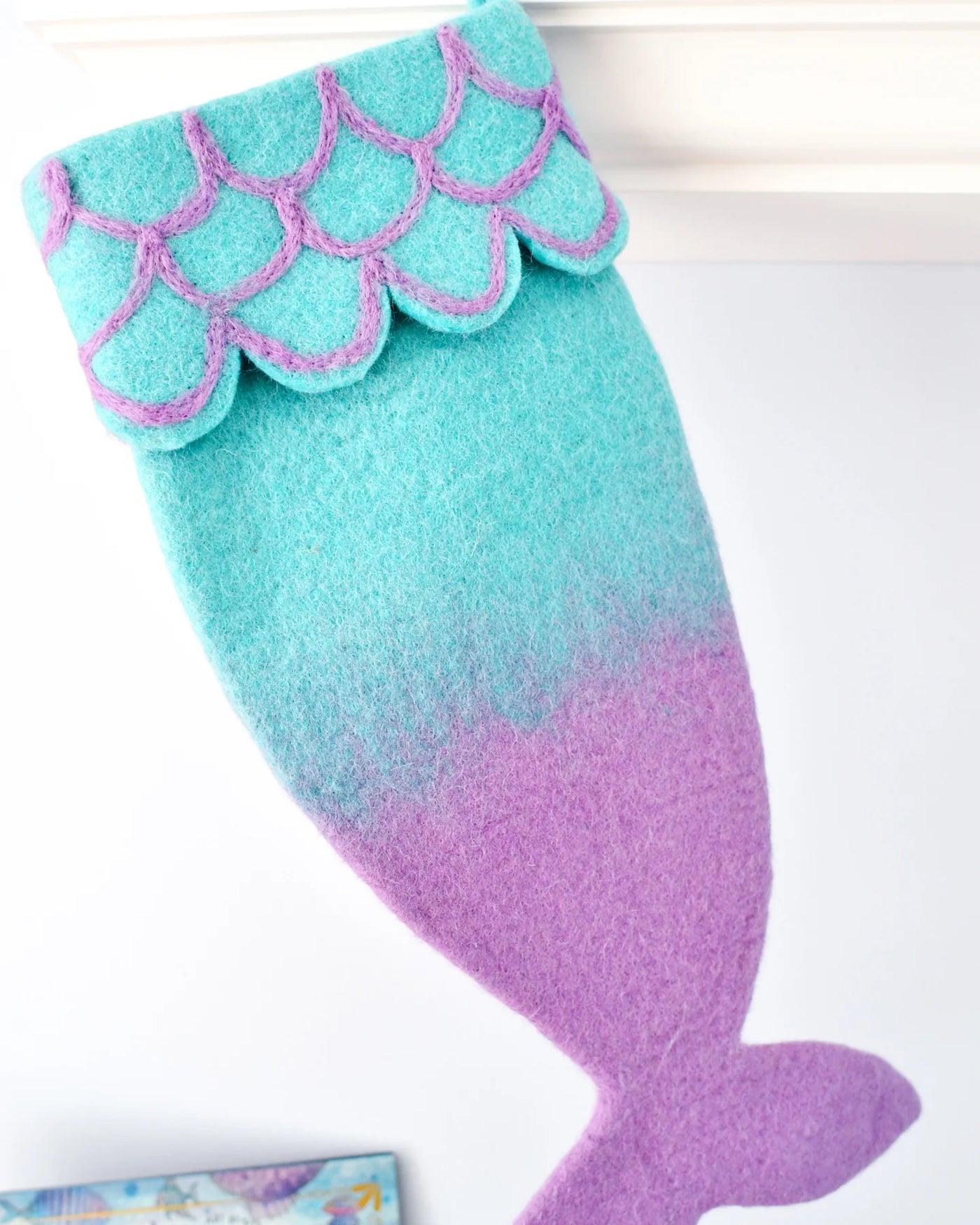 Sale Felt Mermaid Christmas Stocking