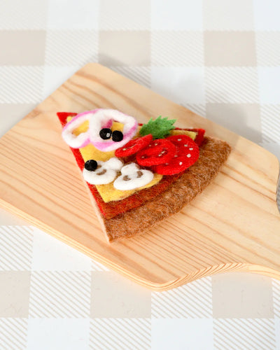 Pre-Order Felt Mushroom Pizza Slice (Ships in August)