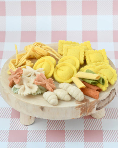 Pre-Order Felt Pasta Play Food Set (Ships in mid-November)