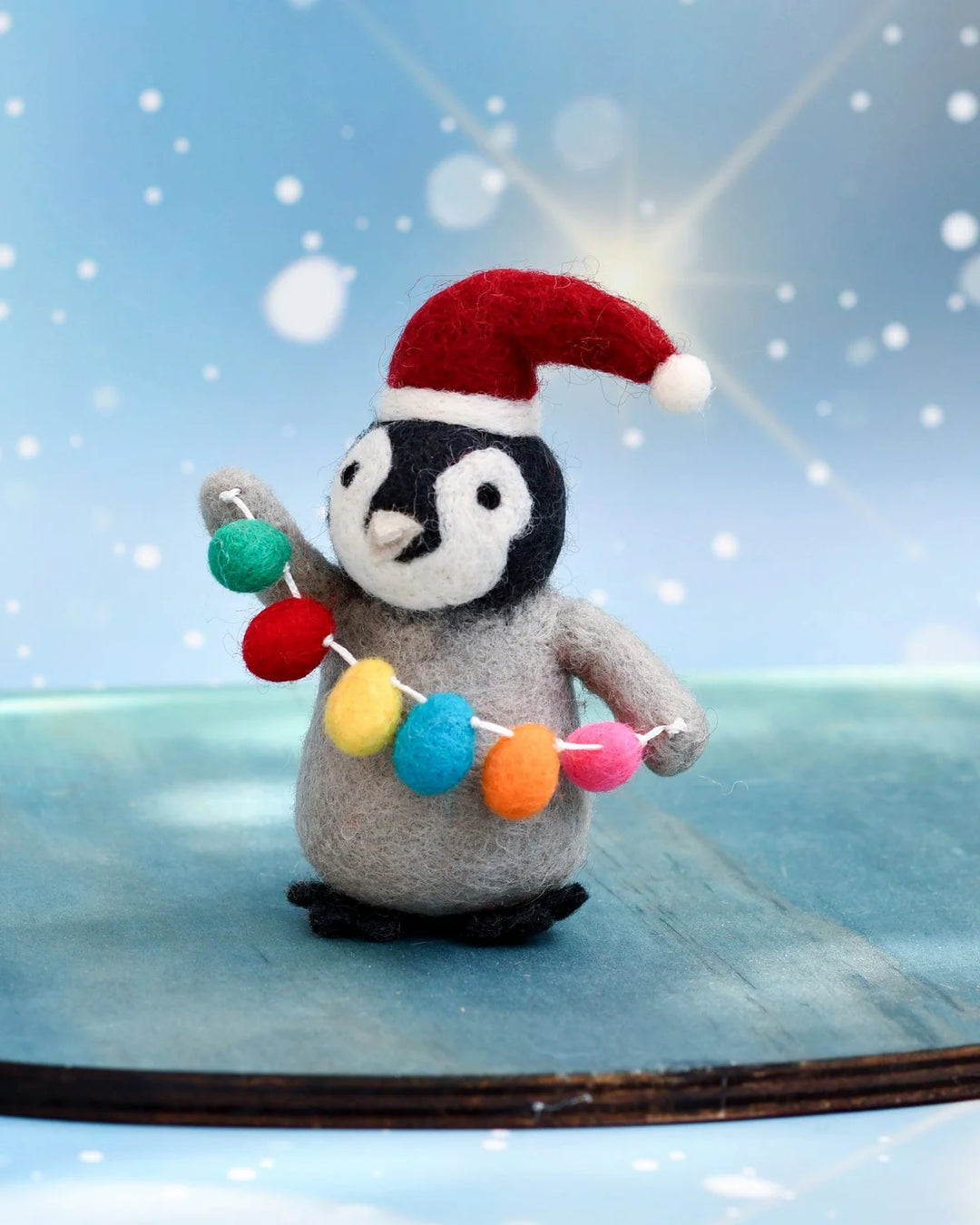 Sale Felt Penguin with Festoon Light Bulbs Toy