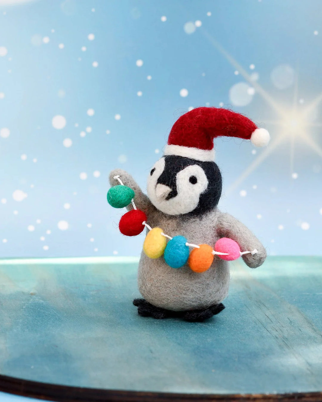 Sale Felt Penguin with Festoon Light Bulbs Toy