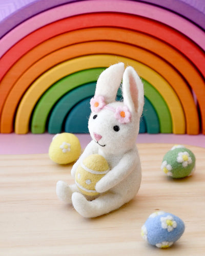 Sale Felt Rabbit with Easter Egg