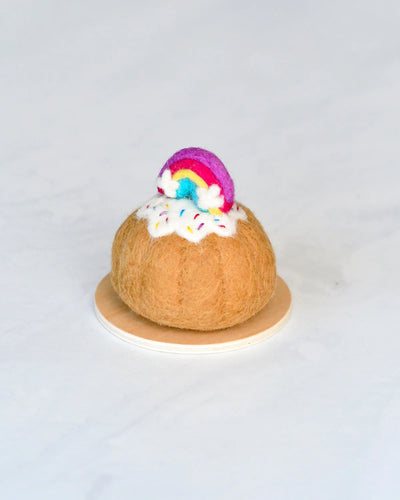 Pre-Order Felt Rainbow Bundt Cake with Icing (Ships in late February)