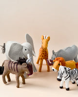 Felt Safari Animal Toys, Set of 6 · view 2