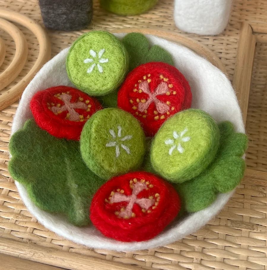 Playtisserie Felt Salad, Set of 10