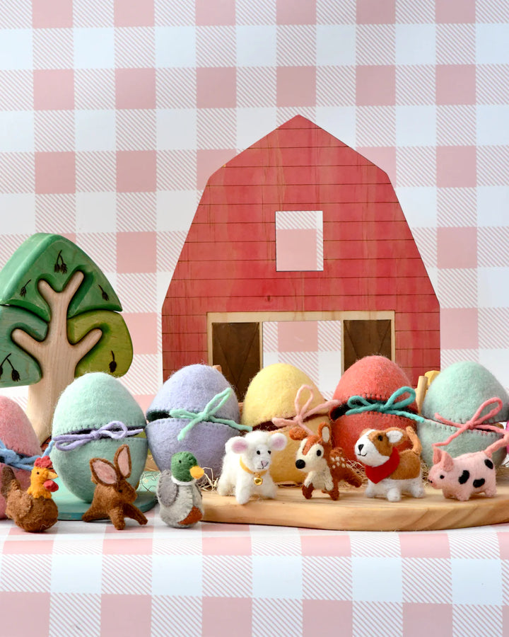 Sale Felt Surprise Egg with Deer Inside