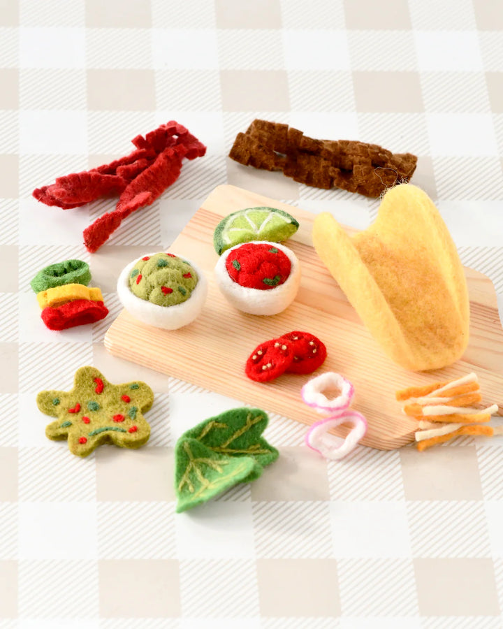 Felt Taco Play Food Set