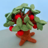 Felt Apple Tree, hand-felted from New Zealand wool felt. · view 2