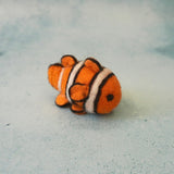 Felt Clown Fish, hand-felted from New Zealand wool felt. · view 3