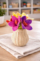 Felt Flowers, Set of 5 · view 2