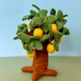 Felt Lemon Tree, Little Brood hand-felted wool felt tree, a lemon tree for small-world landscapes. · view 1
