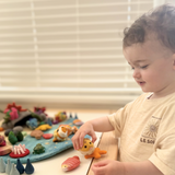 Felt Puffer Fish, handmade felt toy from Little Brood. · view 4