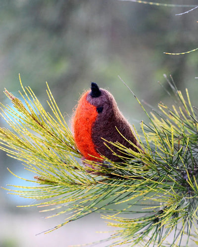 Felt Robin Bird