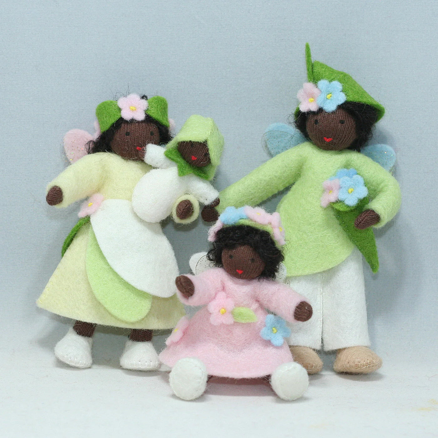 Sale Flower Fairy Family | Dark Skin Tone