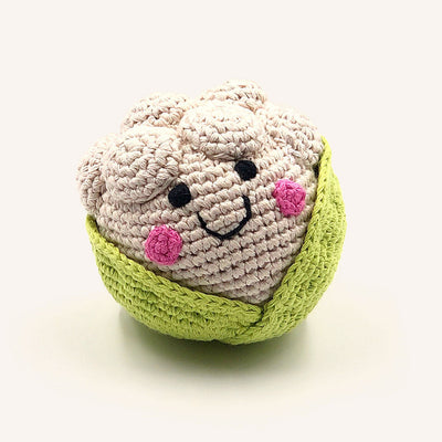 Pretend Play Food Rattle - Cauliflower