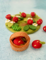 Felt Strawberry Mini Play Mat, made for open-ended, small-world play. · view 3