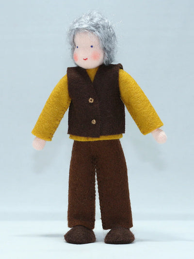 Grandfather Doll, Fair Skin, White Hair