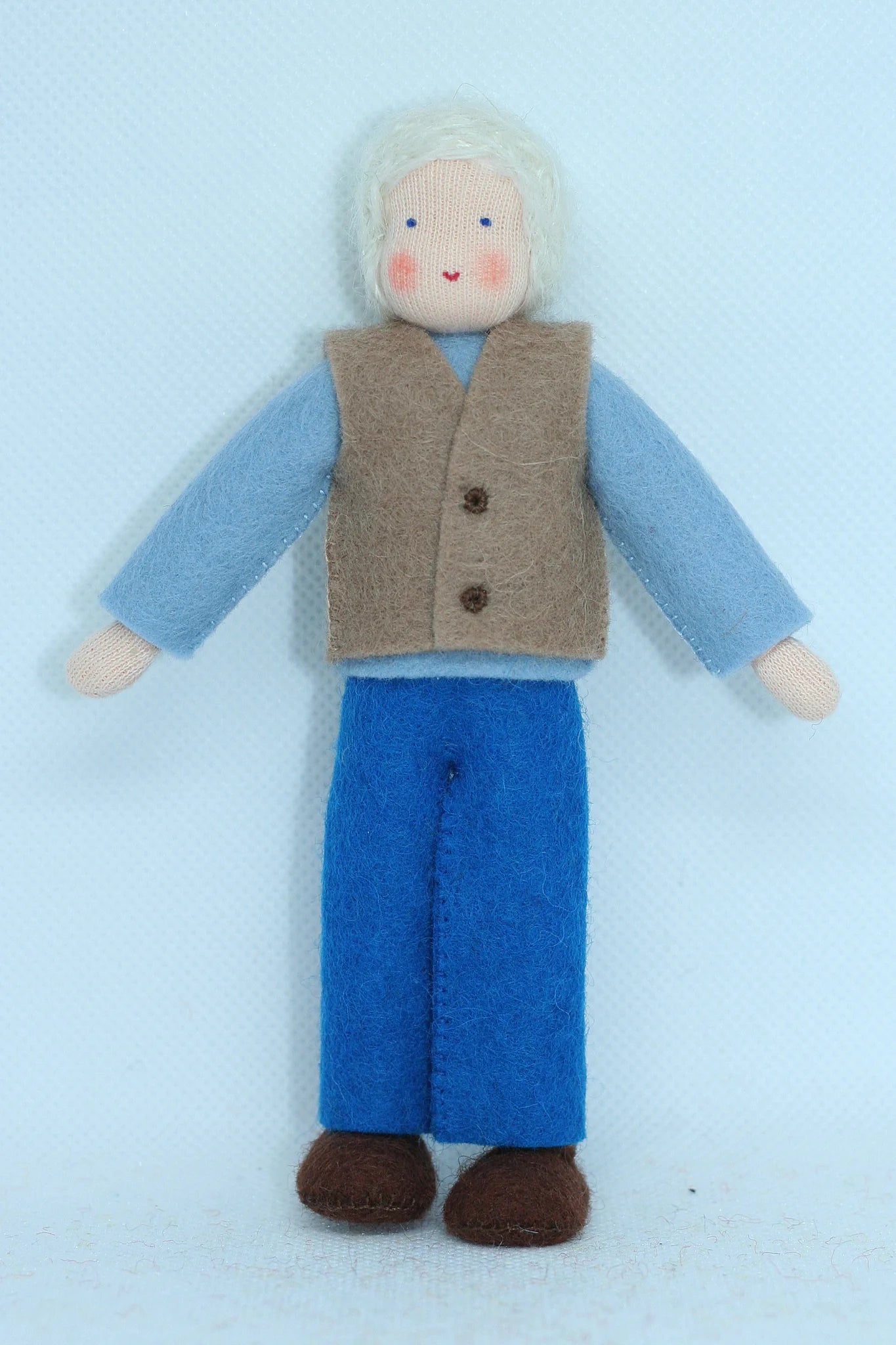 Grandfather Doll, Fair Skin, White Hair