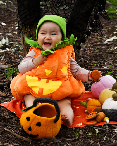 Sale Felt Jack 'O Lantern Pumpkin Bag