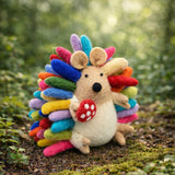 Colorful Rainbow Hedgehog · view 1