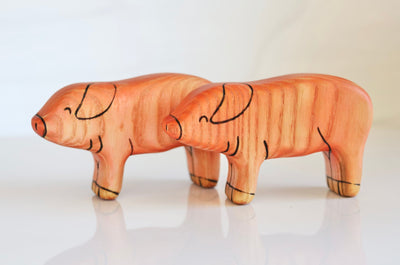 Wooden Pig Toy