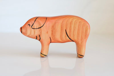 Wooden Pig Toy