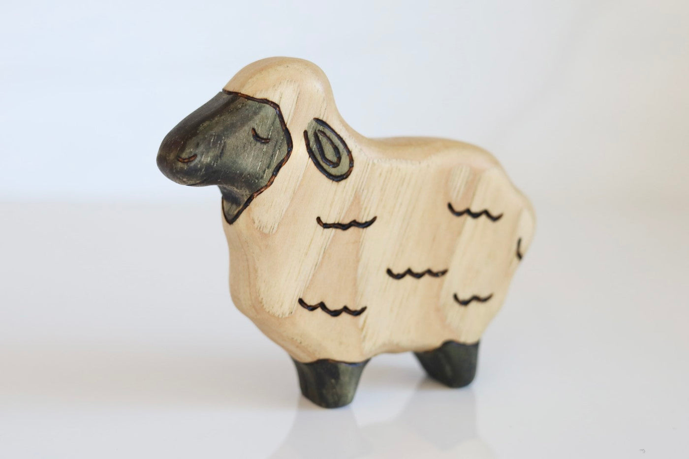 Wooden Sheep Toy