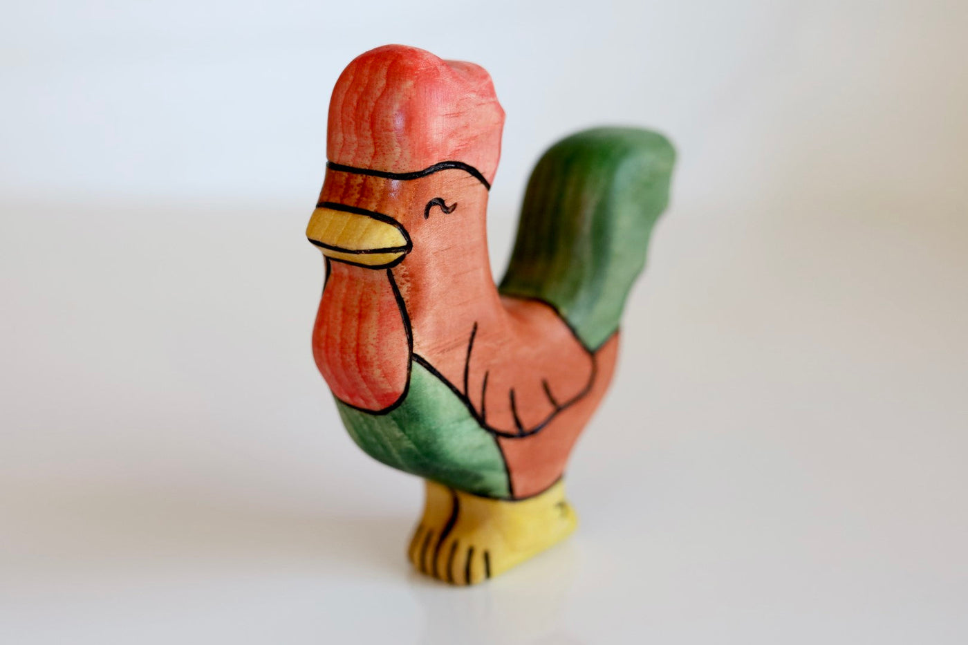 Wooden Chicken Toy - Rooster Or Hen