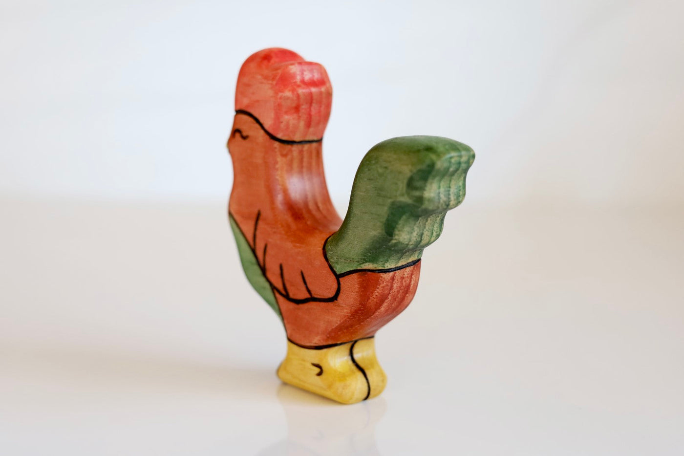 Wooden Chicken Toy - Rooster Or Hen