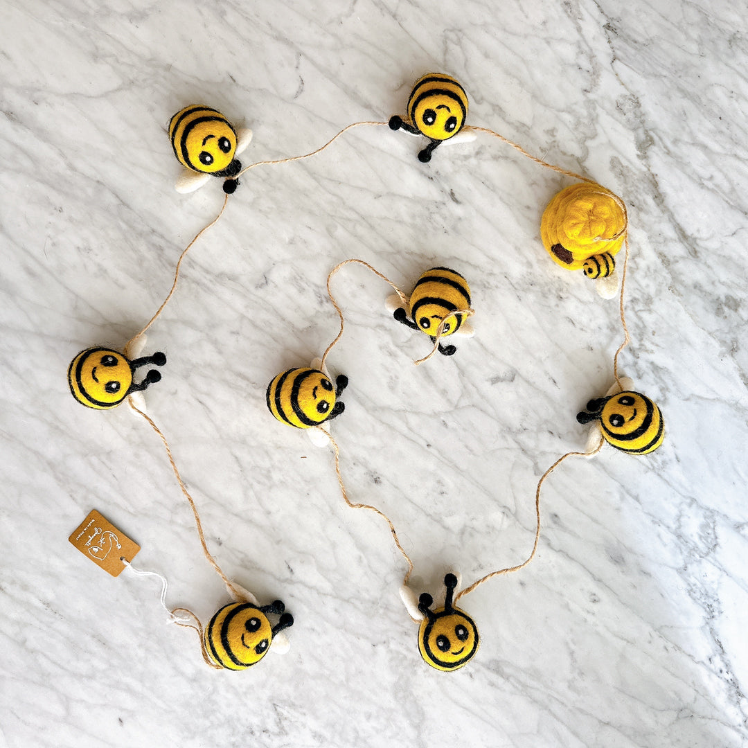 Felt Garland - Bee