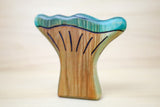 Wooden Blue Trumpet Mushroom Toy · view 2