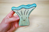 Wooden Blue Trumpet Mushroom Toy · view 3