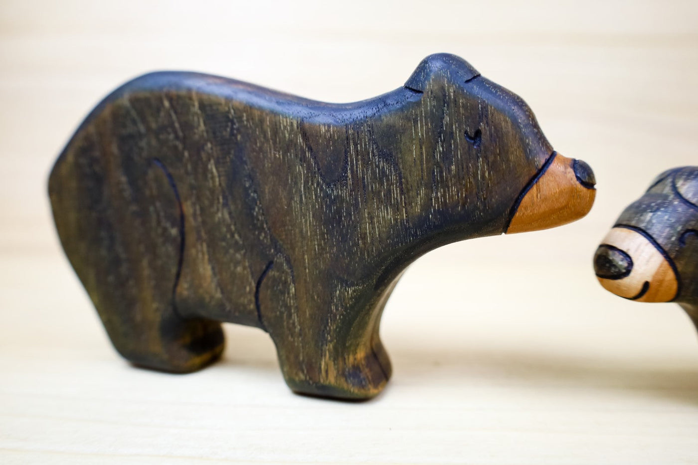 Wooden Black Bears- Mama or Baby