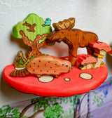 Mushroom Top Floating Wall Shelf · view 6