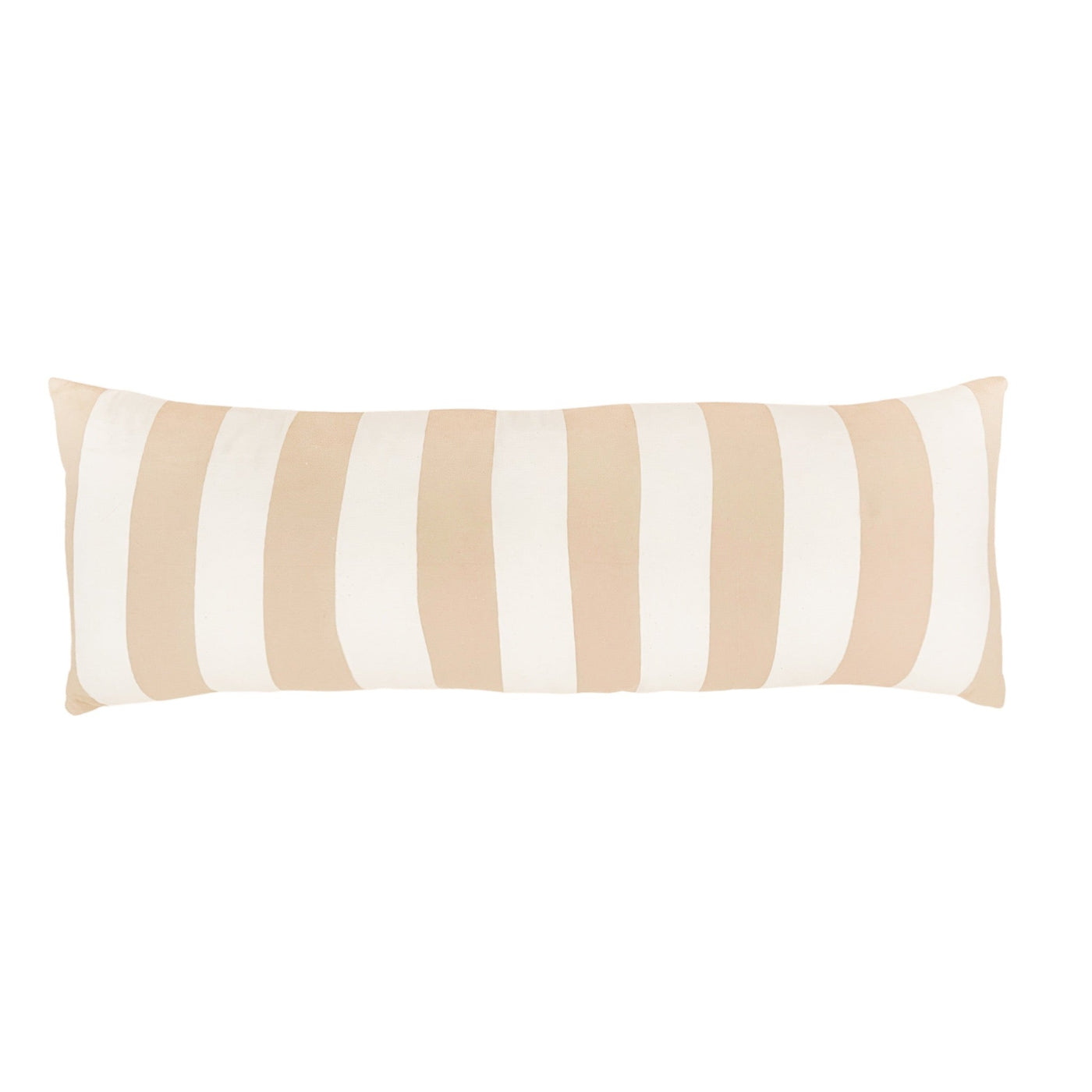 Striped Lumbar, Pink Pillow Cover