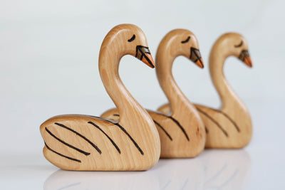 Wooden Swan Toy