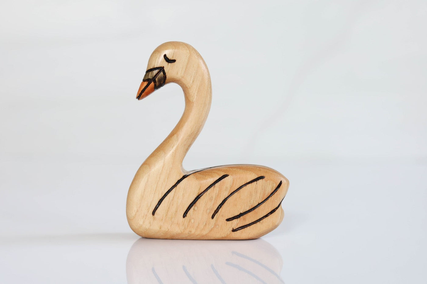 Wooden Swan Toy