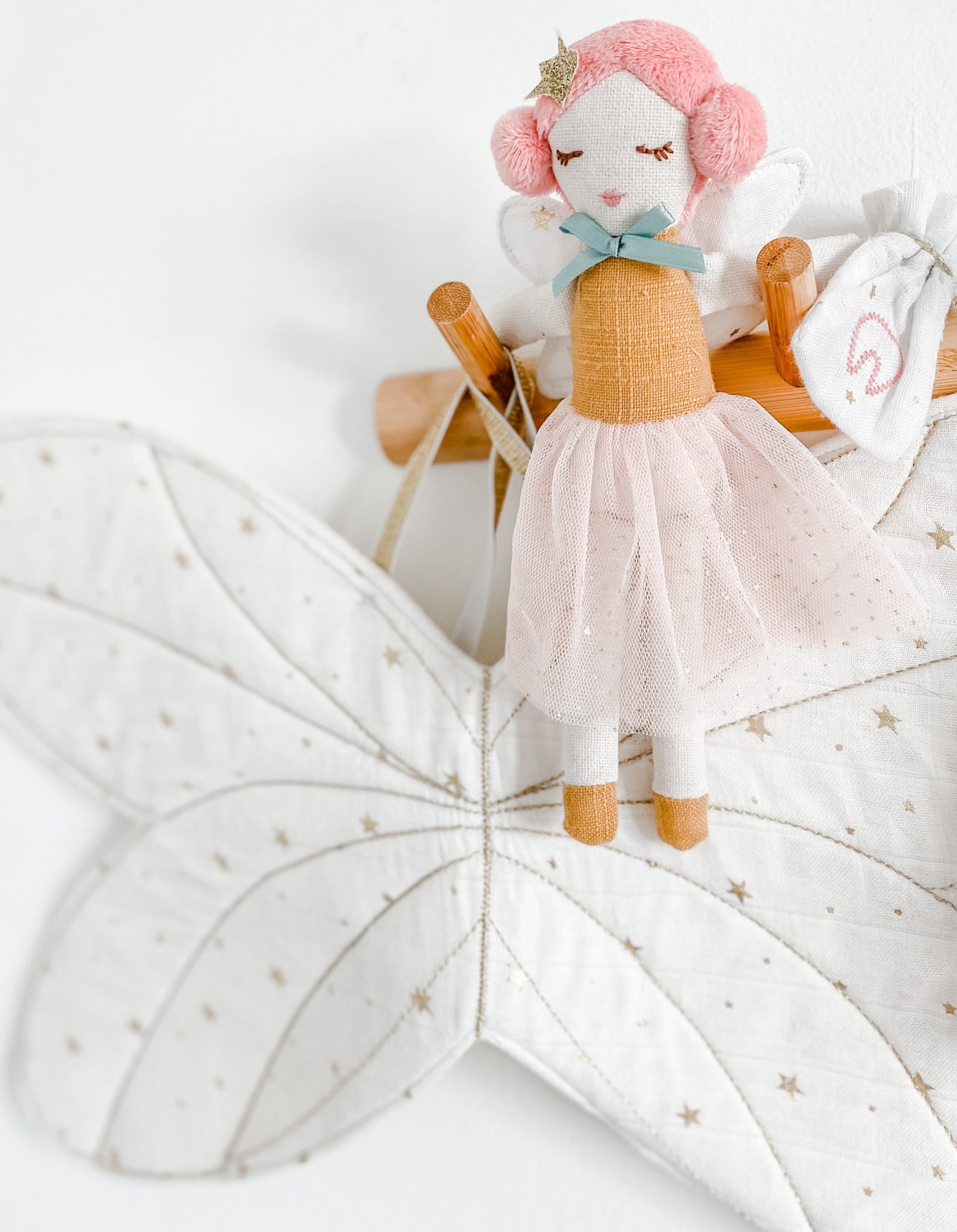 Fairy Wings and Star Magic Wand Dress up Set