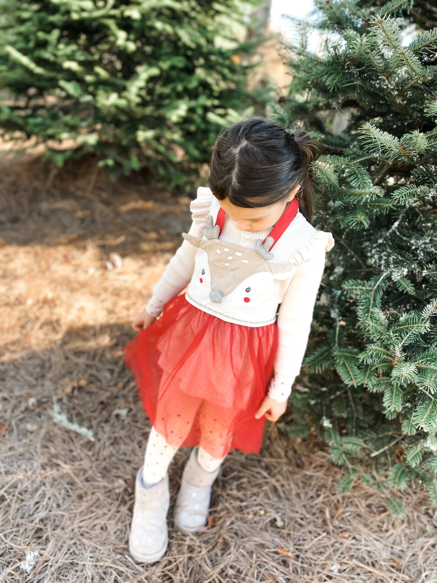 Holiday Reindeer Play Apron