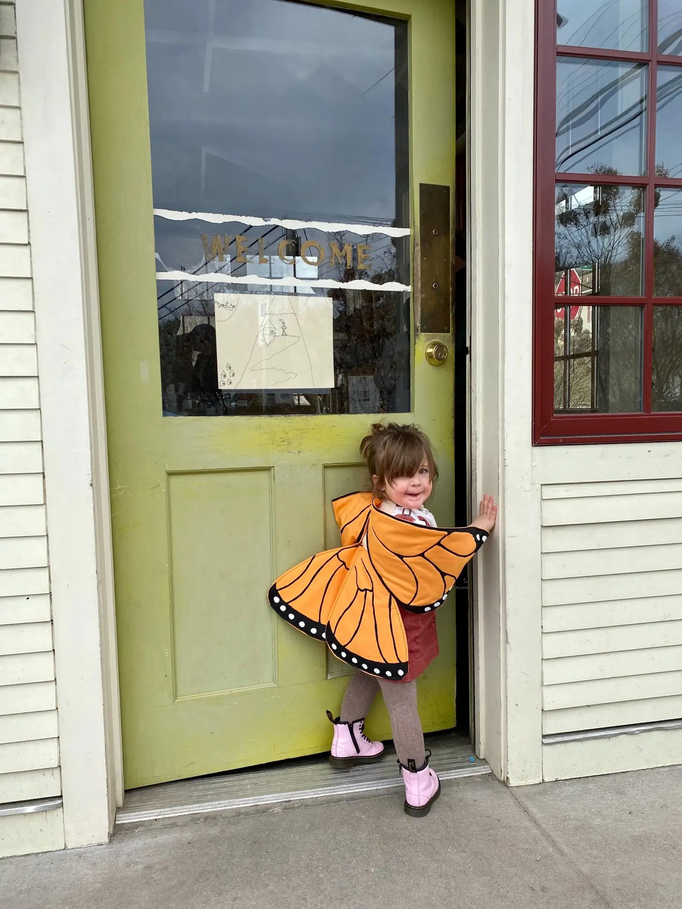 Jack Be Nimble Orange Monarch Butterfly Costume Wings