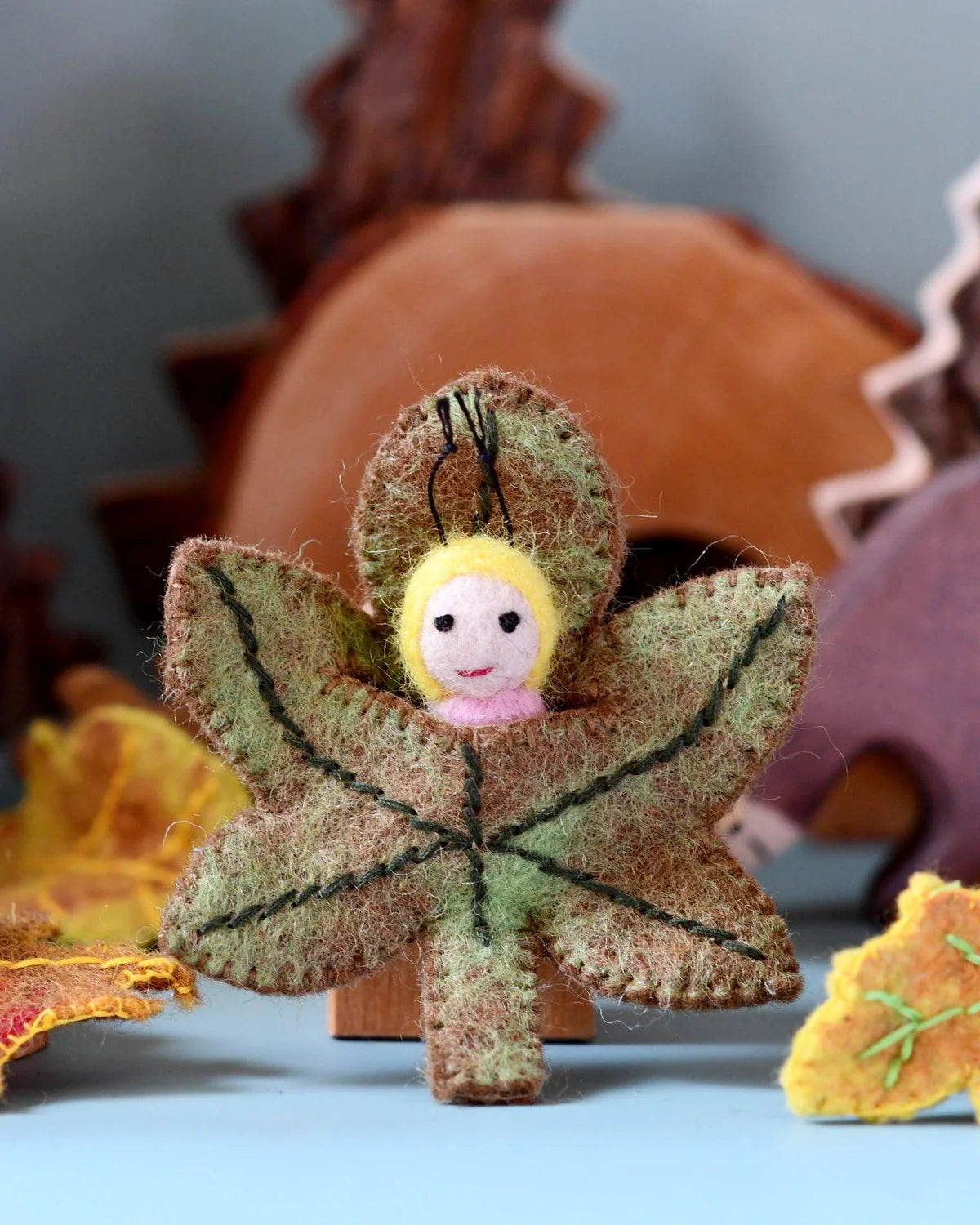 Pre-Order Felt Chestnut Leaf Baby (Ships in late January)