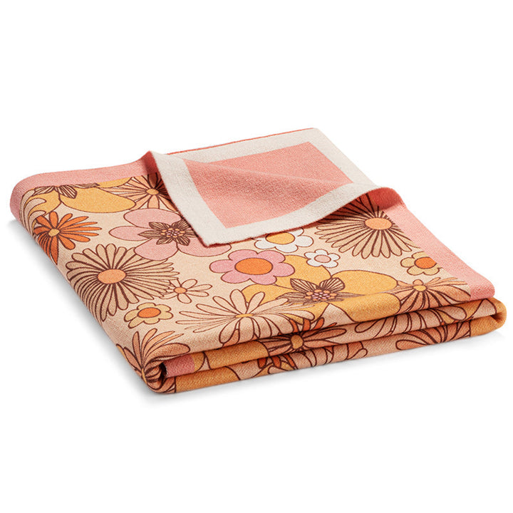 Lucy Darling Little Dreamer Organic Baby Blanket - Flower Child