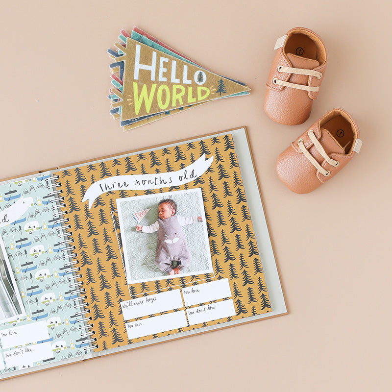 Lucy Darling Little Camper Memory Baby Book