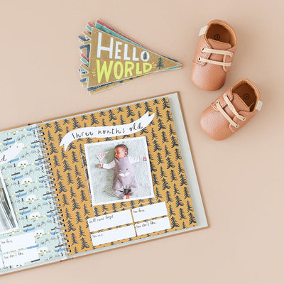 Lucy Darling Little Camper Memory Baby Book