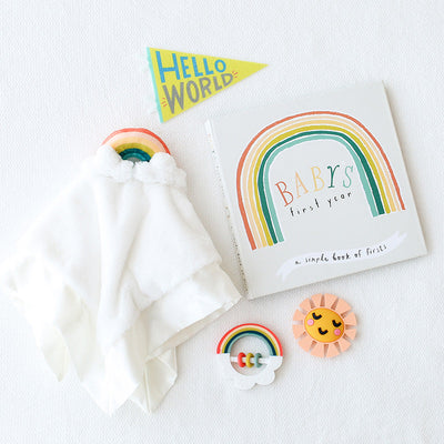 Lucy Darling Little Rainbow Baby Teether Toy Set