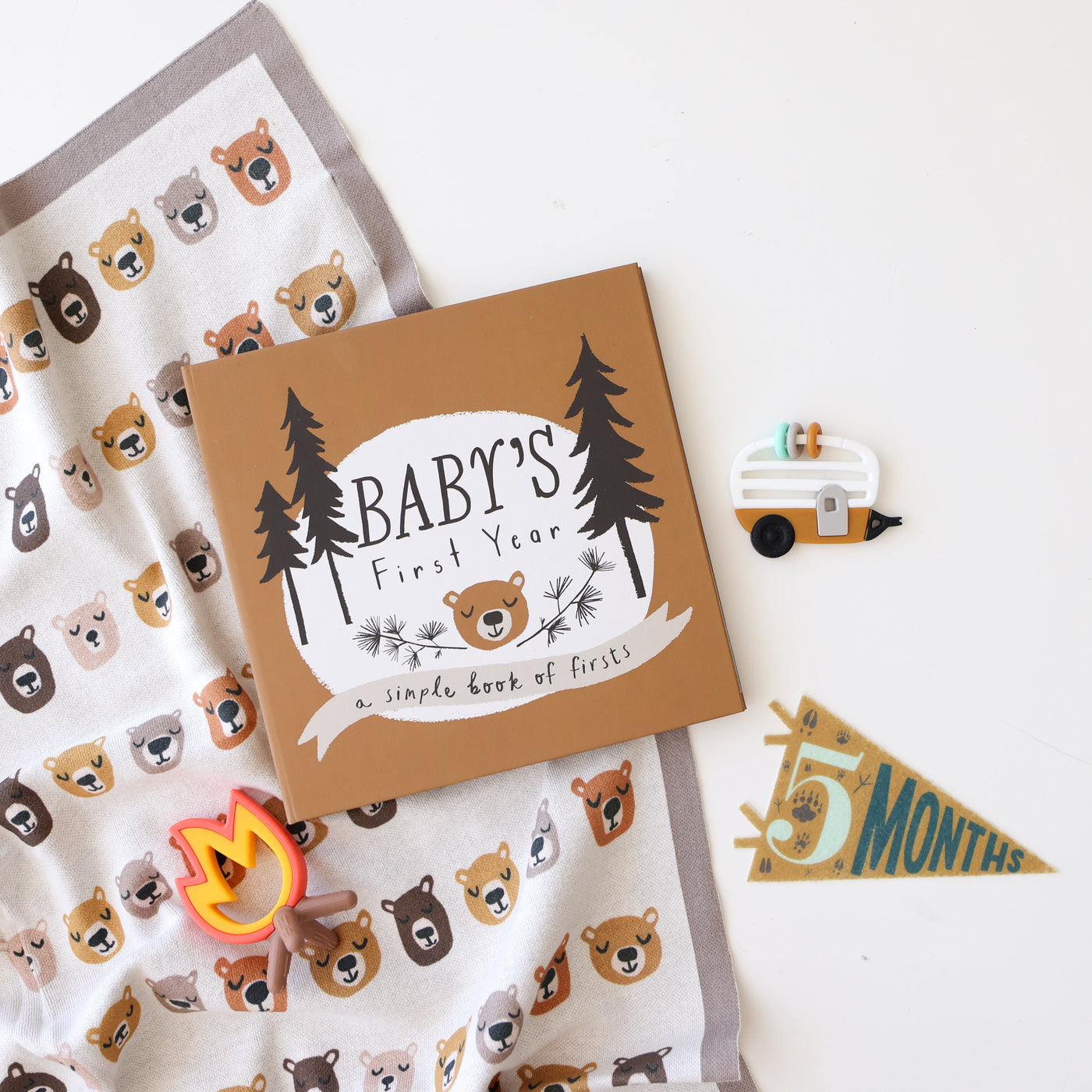 Lucy Darling Little Camper - Campfire Teether Toy