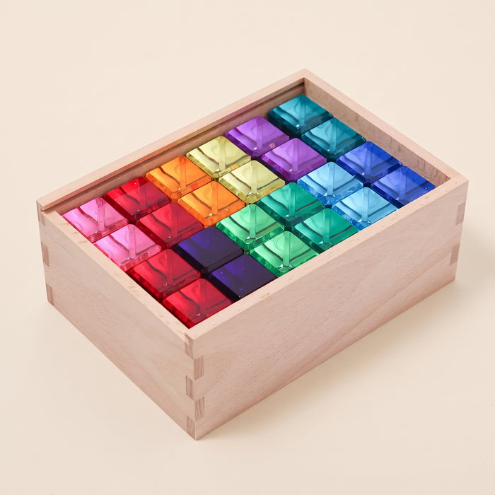Bauspiel Luminous Blocks, 24-Piece Set